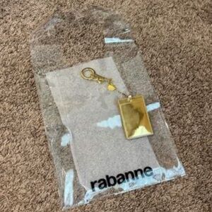 Paco Rabanne Clear and Gold Bag